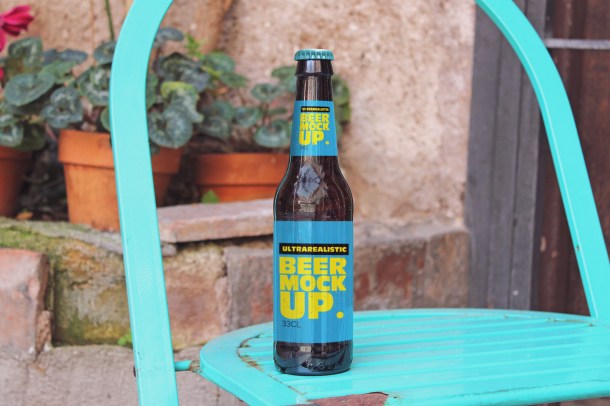1 Chair Beer Mockup (2340)